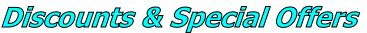Discounts & Special Offers